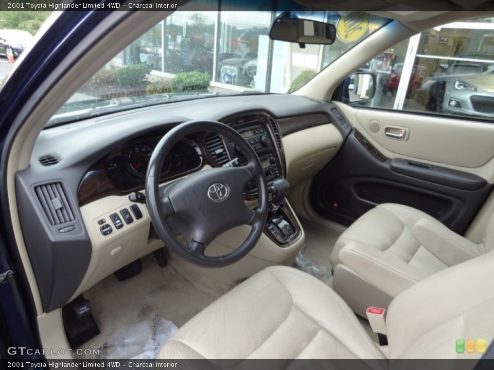 Charcoal 2001 Toyota Highlander Interiors