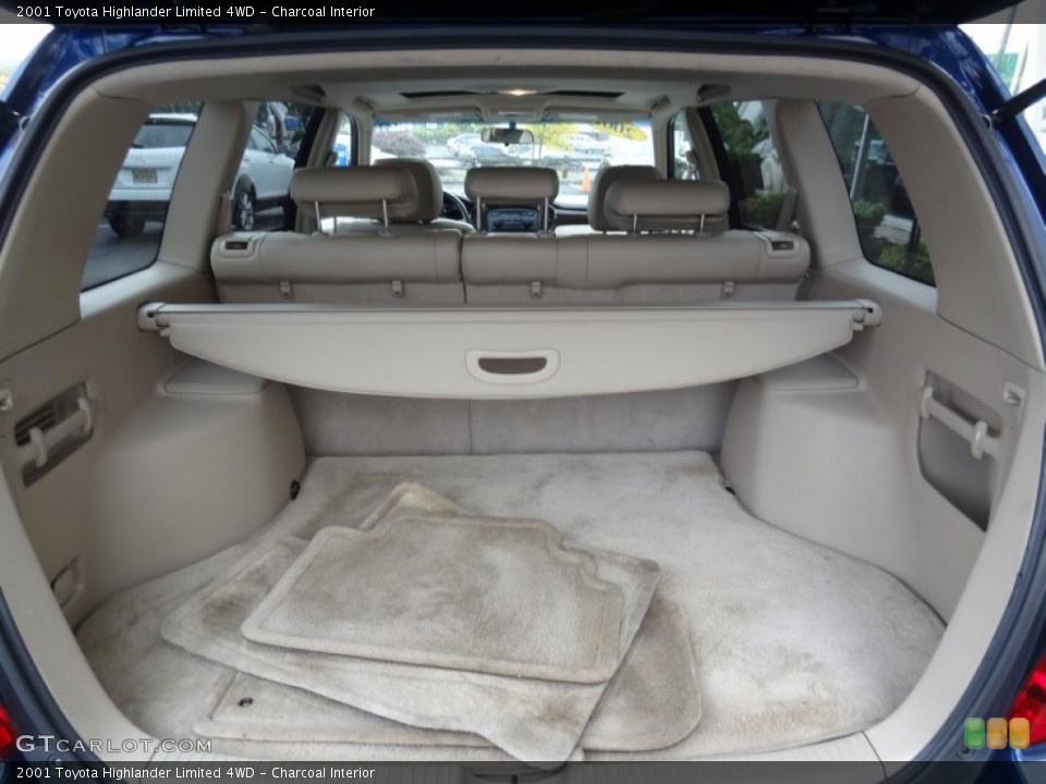 Charcoal Interior Trunk for the 2001 Toyota Highlander Limited 4WD #73897124