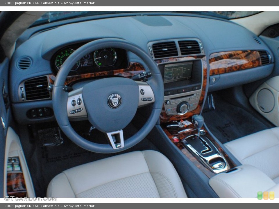 Ivory/Slate Interior Prime Interior for the 2008 Jaguar XK XKR Convertible #73897393