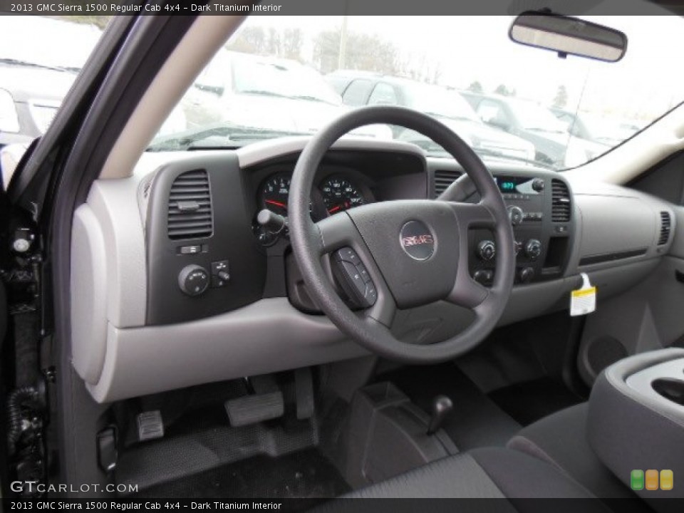 Dark Titanium Interior Photo for the 2013 GMC Sierra 1500 Regular Cab 4x4 #73899323