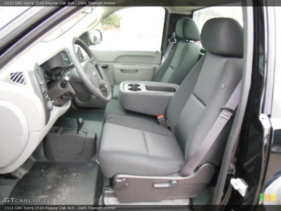 Dark Titanium Interior Front Seat for the 2013 GMC Sierra 1500 Regular Cab 4x4 #73899329