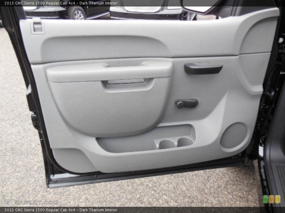 Dark Titanium Interior Door Panel for the 2013 GMC Sierra 1500 Regular Cab 4x4 #73899356