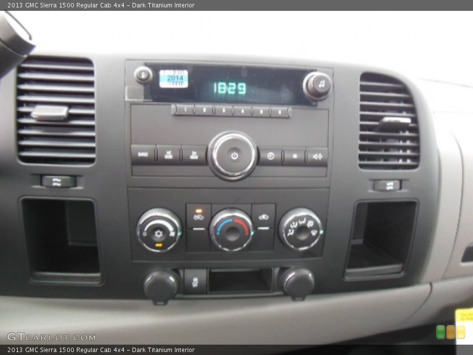 Dark Titanium Interior Controls for the 2013 GMC Sierra 1500 Regular Cab 4x4 #73899382