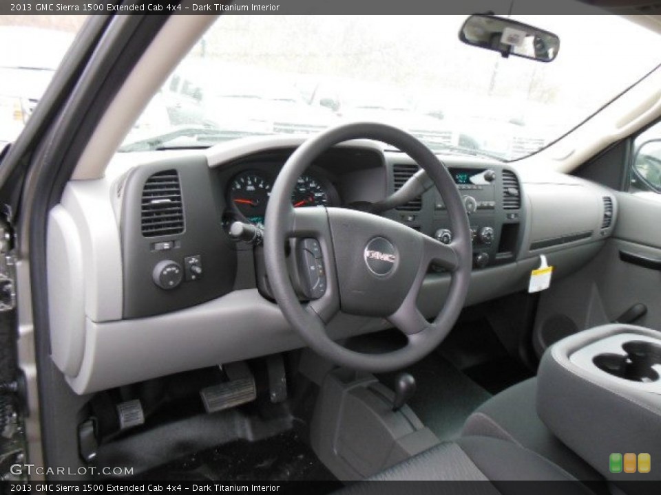 Dark Titanium Interior Photo for the 2013 GMC Sierra 1500 Extended Cab 4x4 #73900610