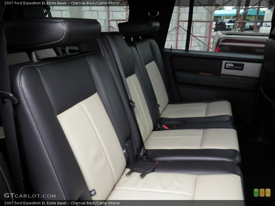 Charcoal Black/Camel Interior Rear Seat for the 2007 Ford Expedition EL Eddie Bauer #73900843