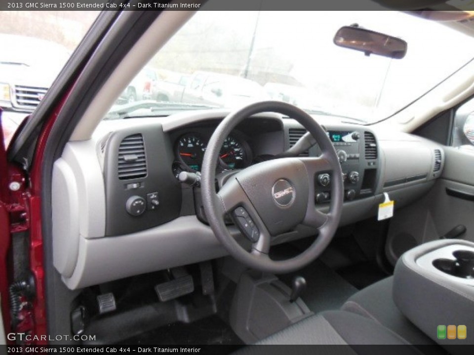Dark Titanium Interior Dashboard for the 2013 GMC Sierra 1500 Extended Cab 4x4 #73900868