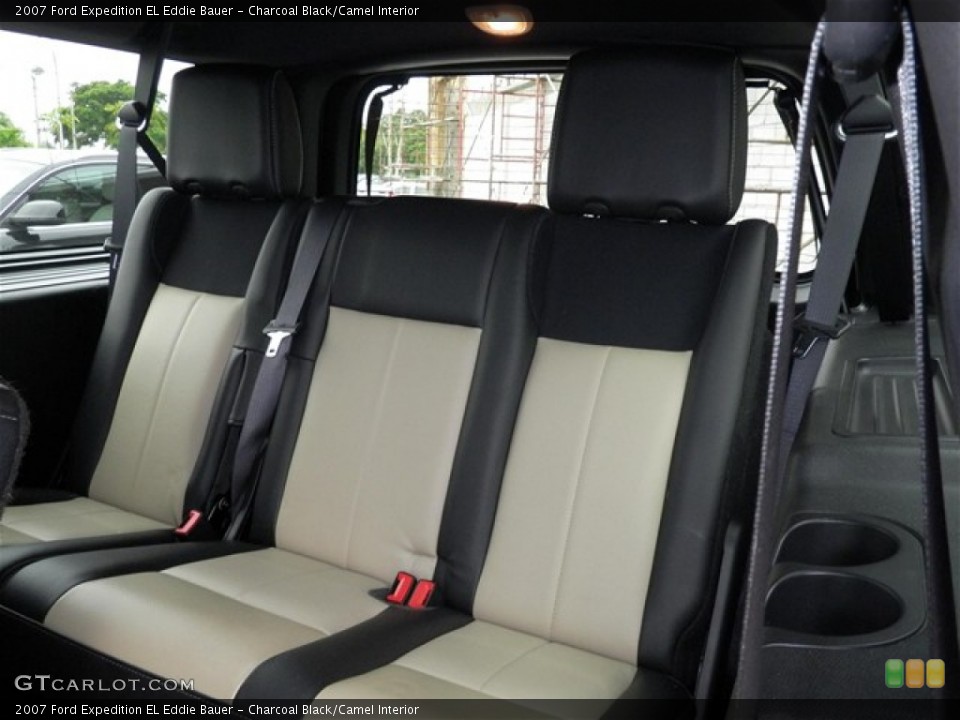 Charcoal Black/Camel Interior Rear Seat for the 2007 Ford Expedition EL Eddie Bauer #73900873