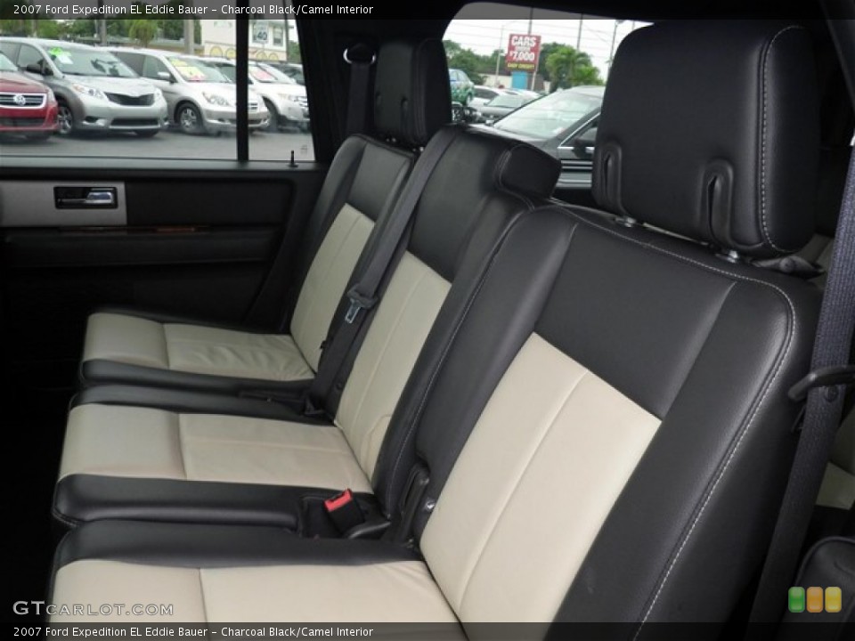 Charcoal Black/Camel Interior Rear Seat for the 2007 Ford Expedition EL Eddie Bauer #73900886