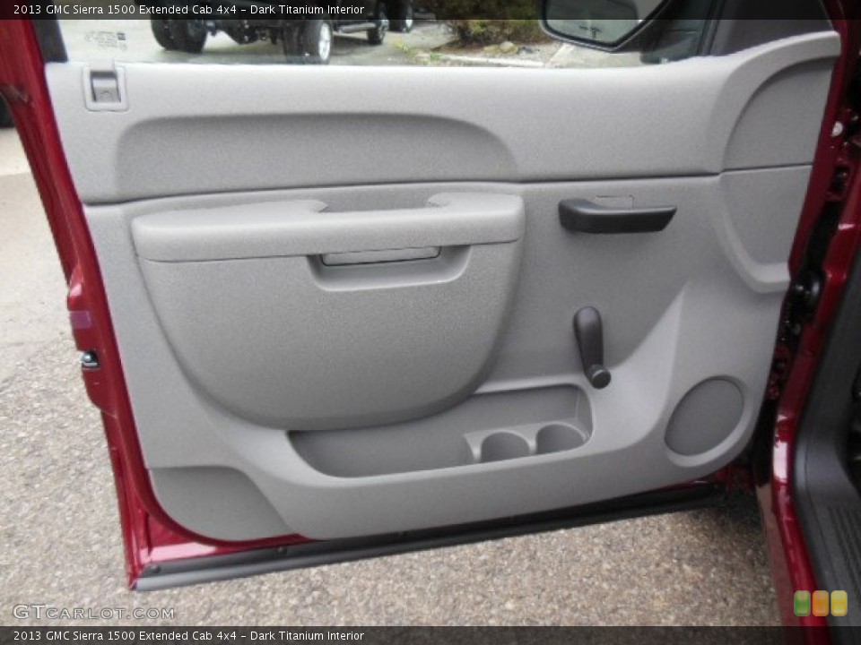 Dark Titanium Interior Door Panel for the 2013 GMC Sierra 1500 Extended Cab 4x4 #73900892