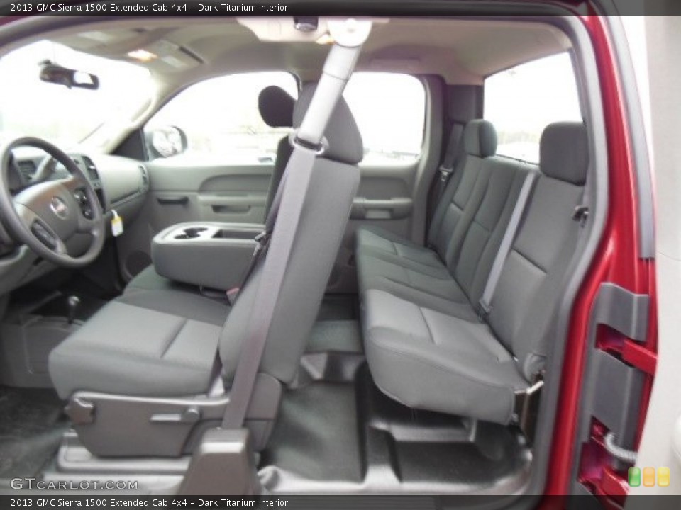 Dark Titanium Interior Photo for the 2013 GMC Sierra 1500 Extended Cab 4x4 #73900917
