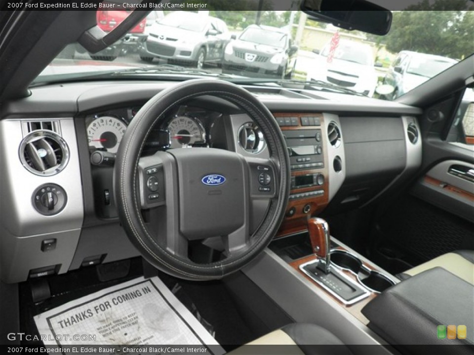 Charcoal Black/Camel Interior Prime Interior for the 2007 Ford Expedition EL Eddie Bauer #73900964