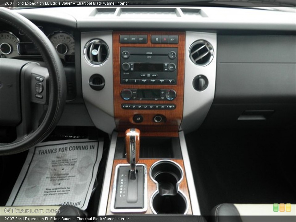 Charcoal Black/Camel Interior Controls for the 2007 Ford Expedition EL Eddie Bauer #73901039