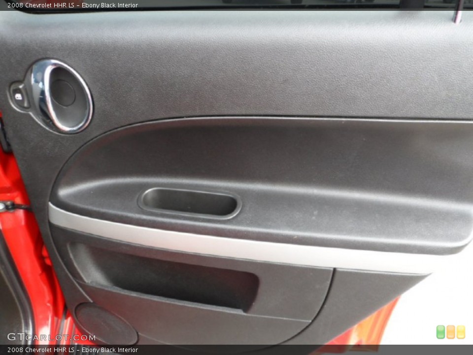 Ebony Black Interior Door Panel for the 2008 Chevrolet HHR LS #73902242