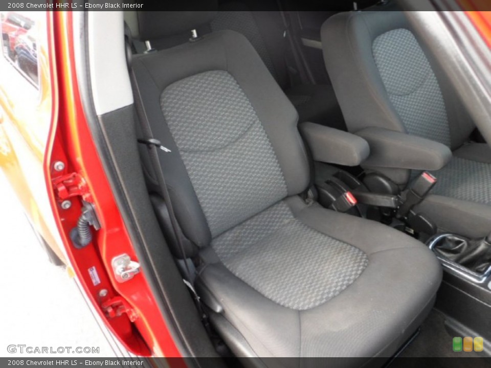 Ebony Black Interior Front Seat for the 2008 Chevrolet HHR LS #73902314