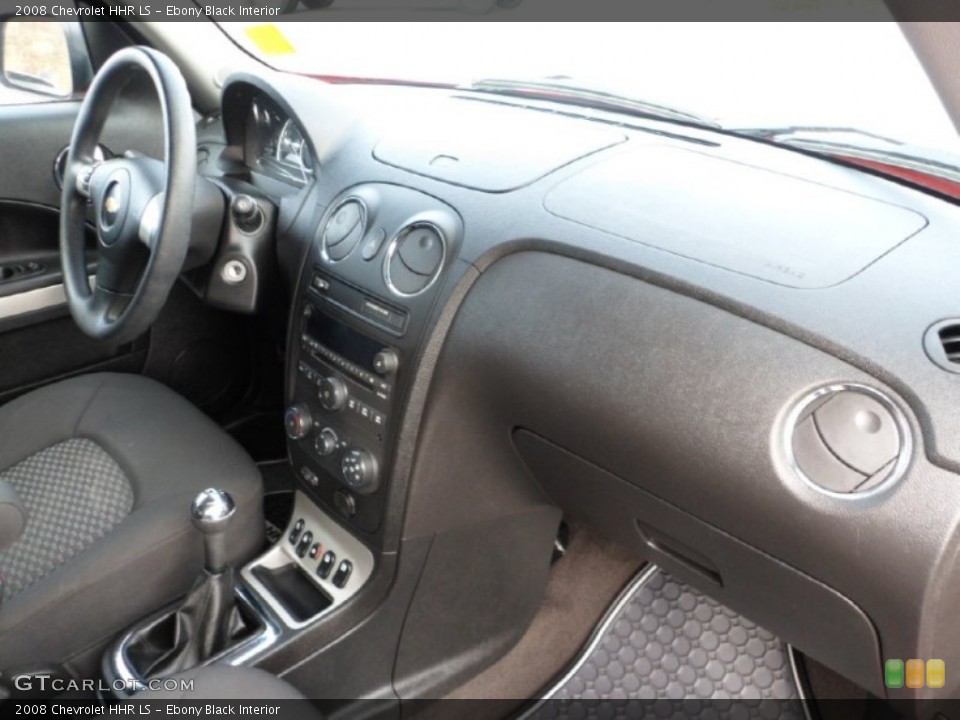 Ebony Black Interior Dashboard for the 2008 Chevrolet HHR LS #73902329