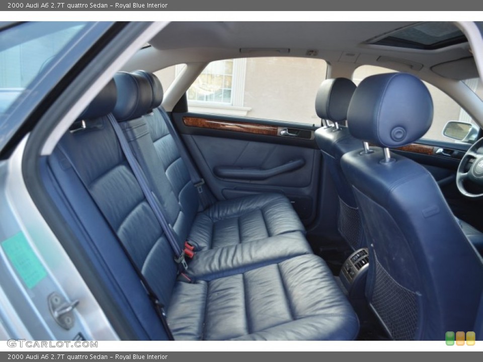 Royal Blue 2000 Audi A6 Interiors
