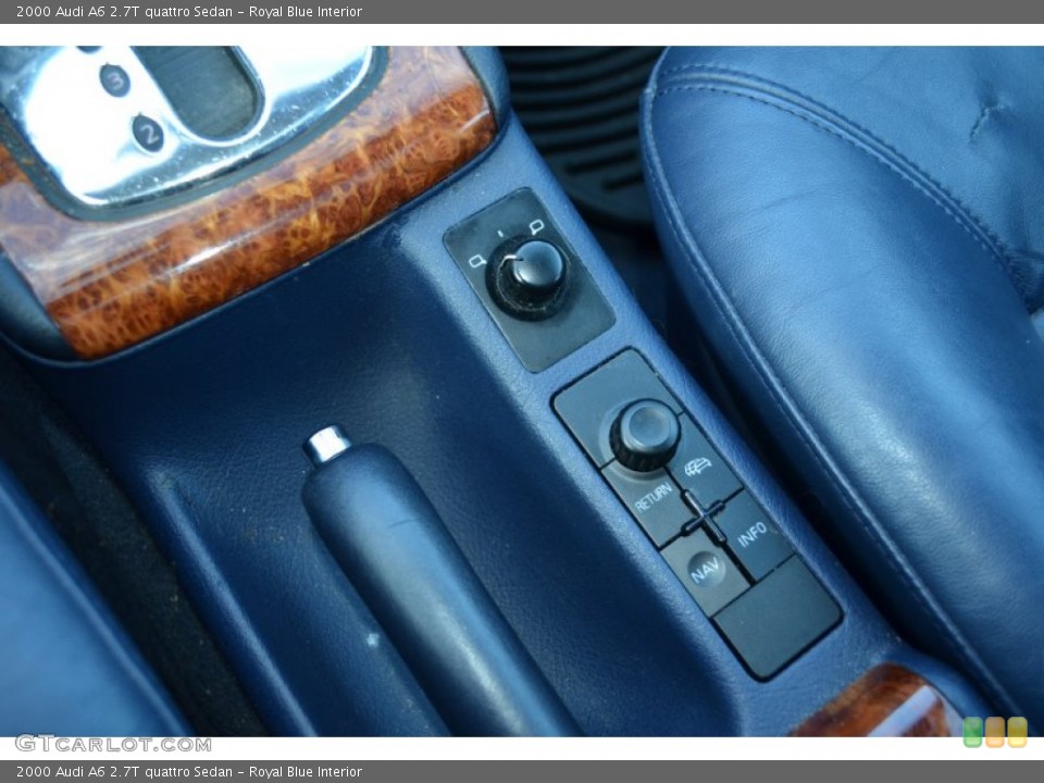 Royal Blue Interior Controls for the 2000 Audi A6 2.7T quattro Sedan #73903249