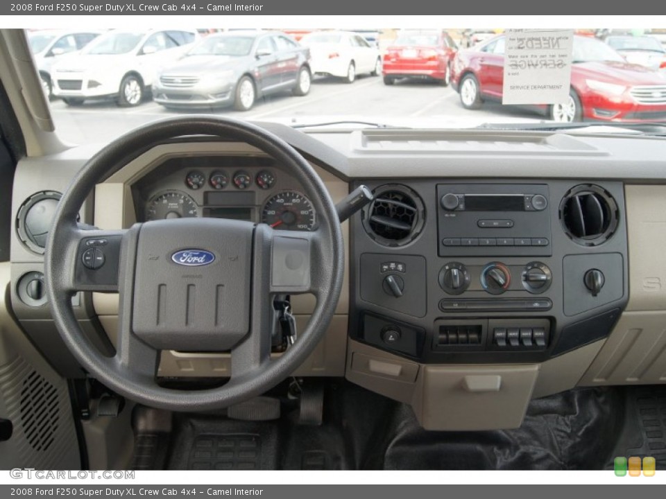 Camel Interior Dashboard for the 2008 Ford F250 Super Duty XL Crew Cab 4x4 #73903649