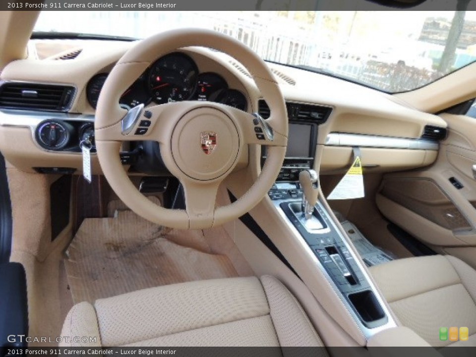 Luxor Beige Interior Photo for the 2013 Porsche 911 Carrera Cabriolet #73904311