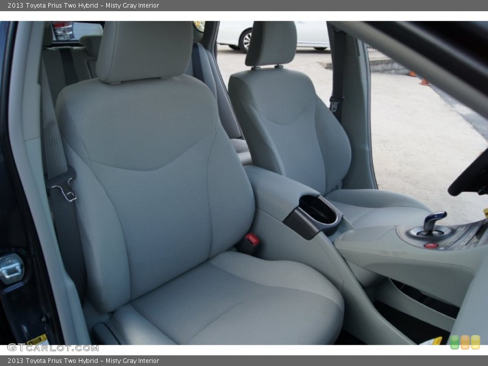 Misty Gray Interior Front Seat for the 2013 Toyota Prius Two Hybrid #73904540