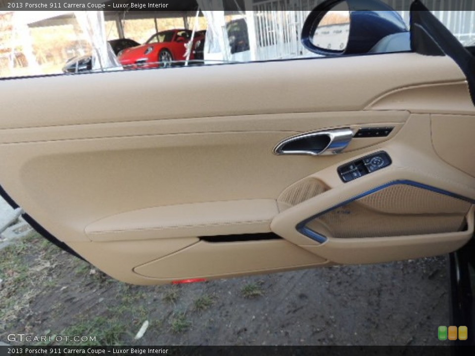 Luxor Beige Interior Door Panel for the 2013 Porsche 911 Carrera Coupe #73904713