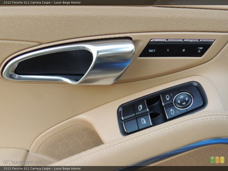 Luxor Beige Interior Controls for the 2013 Porsche 911 Carrera Coupe #73904725