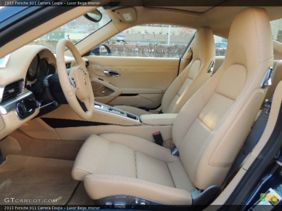 Luxor Beige Interior Prime Interior for the 2013 Porsche 911 Carrera Coupe #73904736