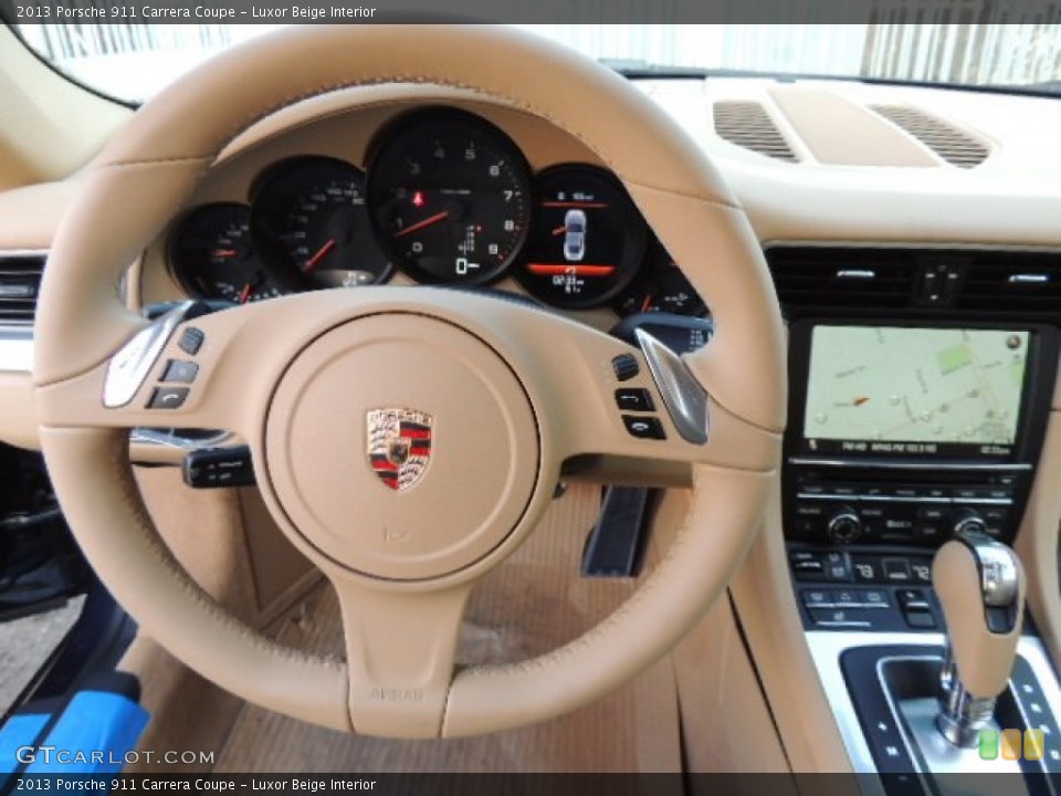 Luxor Beige Interior Steering Wheel for the 2013 Porsche 911 Carrera Coupe #73904840