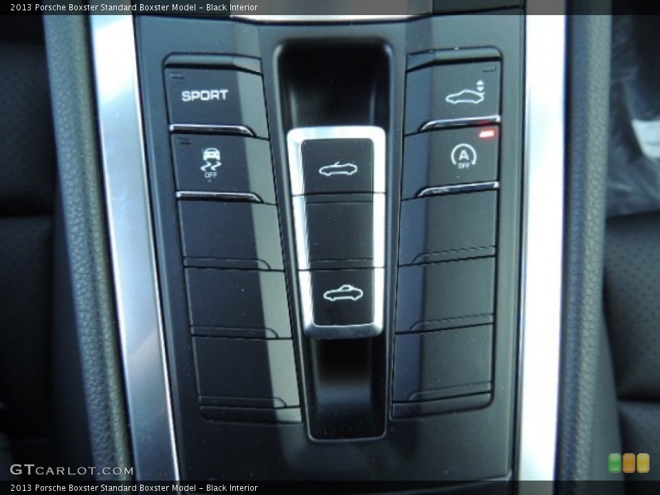 Black Interior Controls for the 2013 Porsche Boxster  #73905599