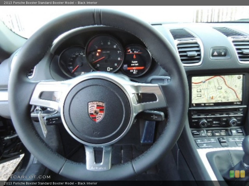 Black Interior Steering Wheel for the 2013 Porsche Boxster  #73905614
