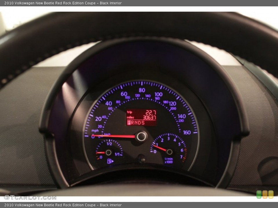 Black Interior Gauges for the 2010 Volkswagen New Beetle Red Rock Edition Coupe #73906537