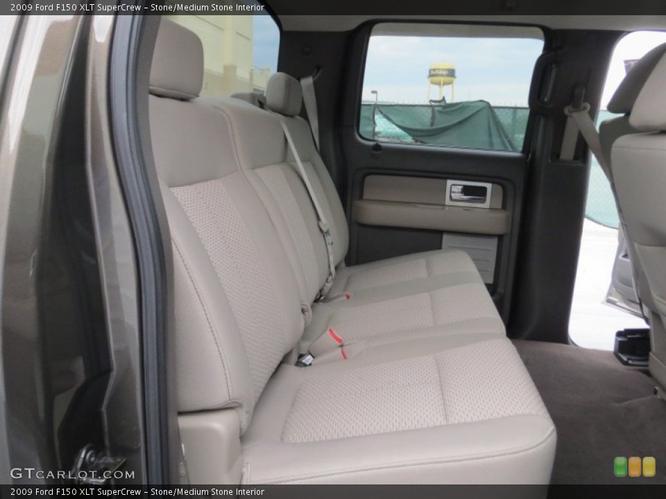 Stone/Medium Stone Interior Rear Seat for the 2009 Ford F150 XLT SuperCrew #73907888