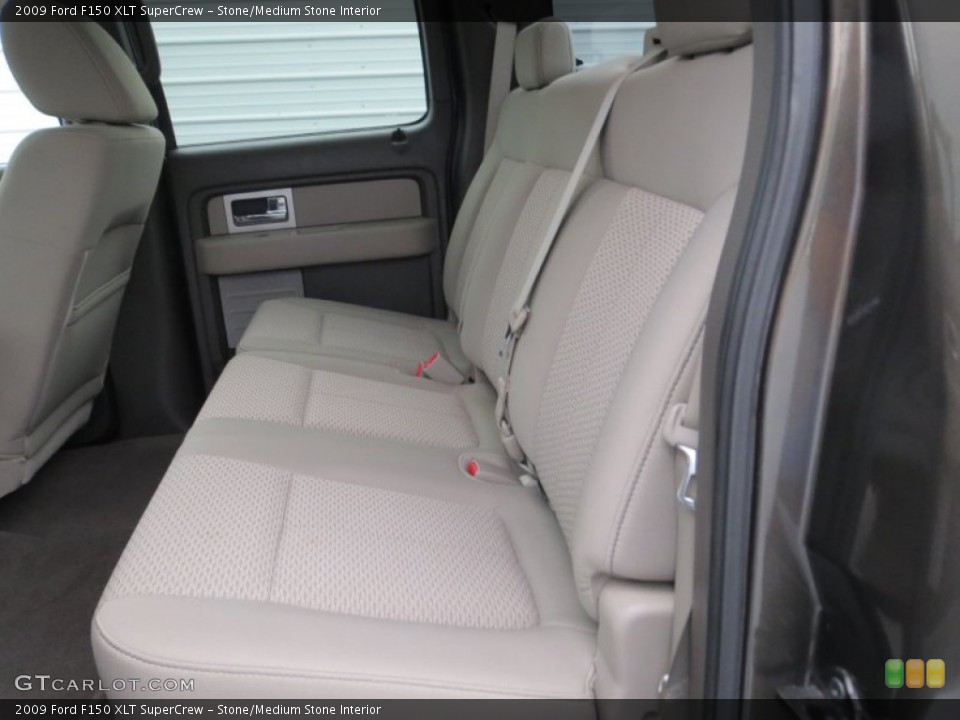 Stone/Medium Stone Interior Rear Seat for the 2009 Ford F150 XLT SuperCrew #73907907