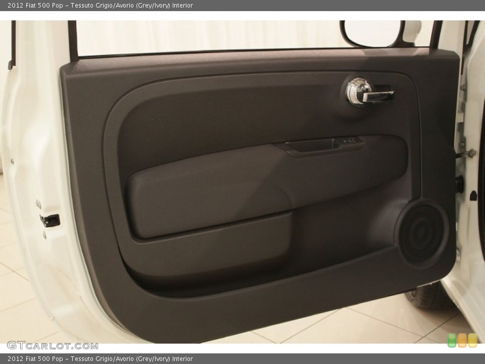 Tessuto Grigio/Avorio (Grey/Ivory) Interior Door Panel for the 2012 Fiat 500 Pop #73908192