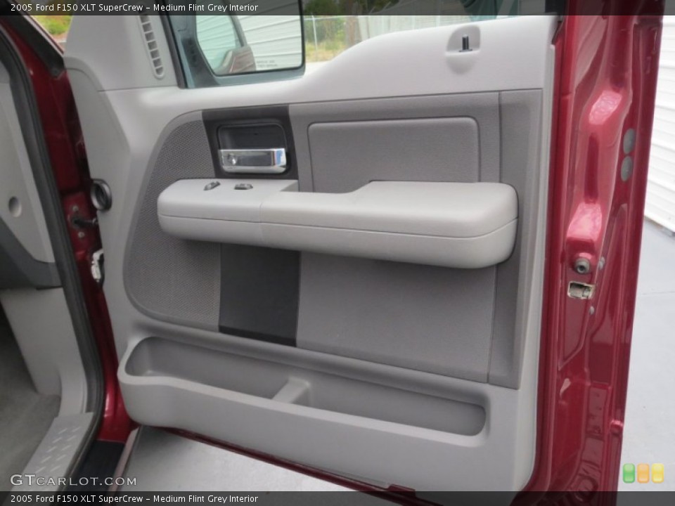 Medium Flint Grey Interior Door Panel for the 2005 Ford F150 XLT SuperCrew #73908821