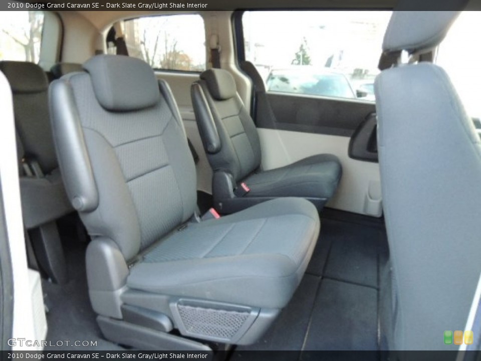 Dark Slate Gray/Light Shale Interior Rear Seat for the 2010 Dodge Grand Caravan SE #73912118