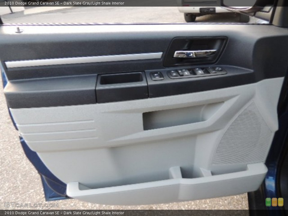 Dark Slate Gray/Light Shale Interior Door Panel for the 2010 Dodge Grand Caravan SE #73912148
