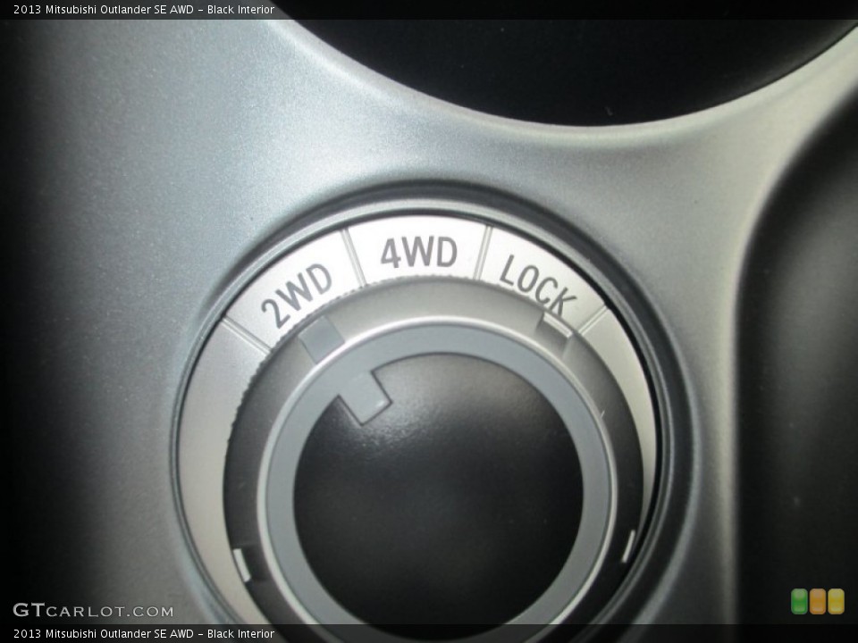 Black Interior Controls for the 2013 Mitsubishi Outlander SE AWD #73912793