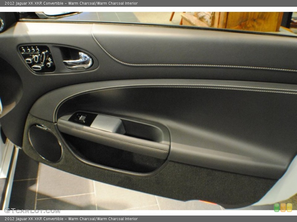 Warm Charcoal/Warm Charcoal Interior Door Panel for the 2012 Jaguar XK XKR Convertible #73912903