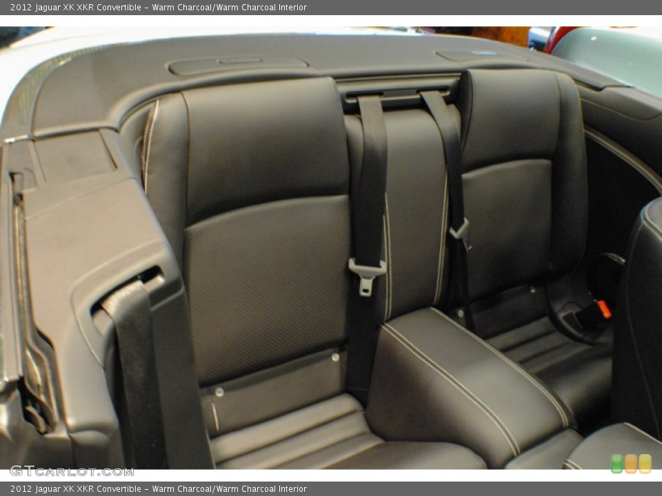 Warm Charcoal/Warm Charcoal Interior Rear Seat for the 2012 Jaguar XK XKR Convertible #73912934
