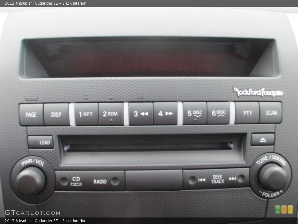 Black Interior Audio System for the 2013 Mitsubishi Outlander SE #73913196