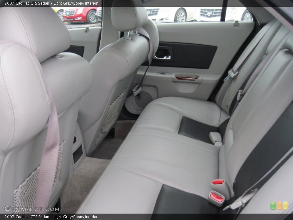 Light Gray/Ebony Interior Rear Seat for the 2007 Cadillac CTS Sedan #73916332