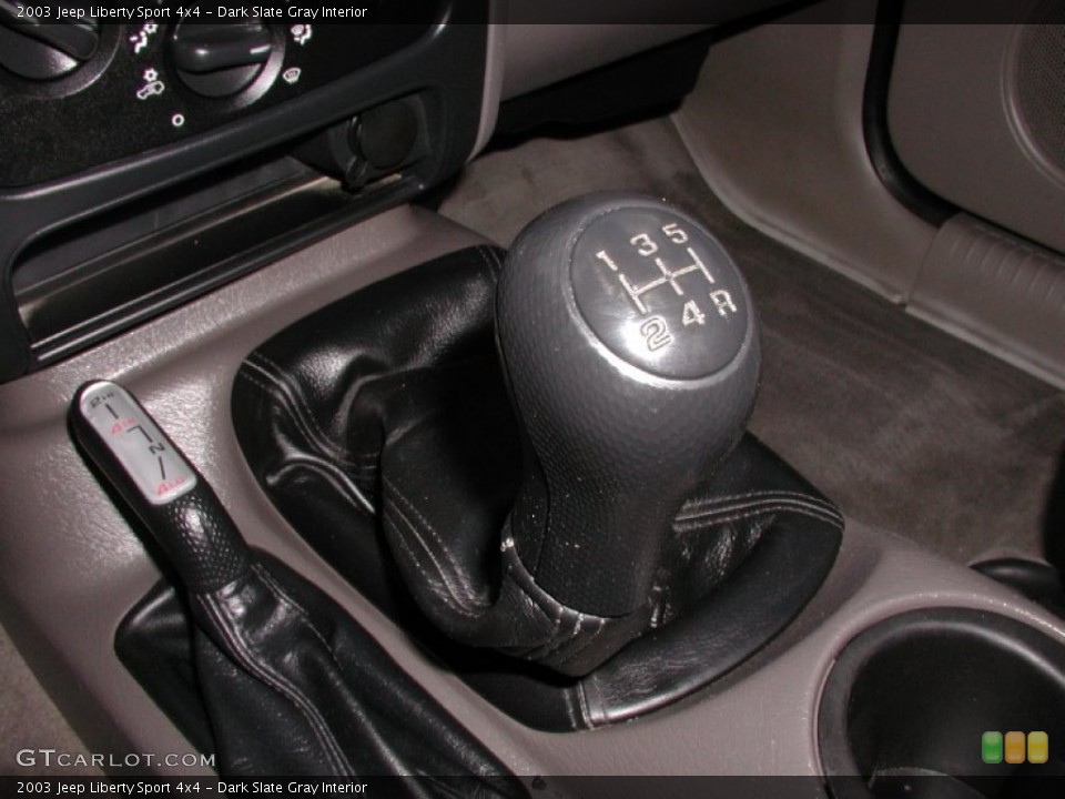 Dark Slate Gray Interior Transmission for the 2003 Jeep Liberty Sport 4x4 #73916385