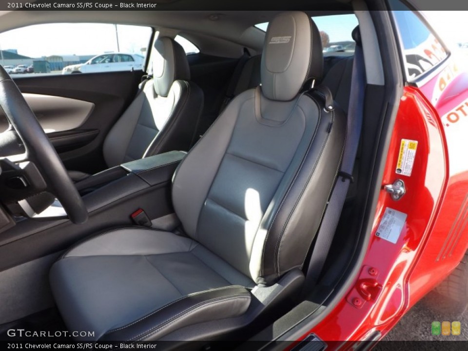 Black Interior Front Seat for the 2011 Chevrolet Camaro SS/RS Coupe #73916645