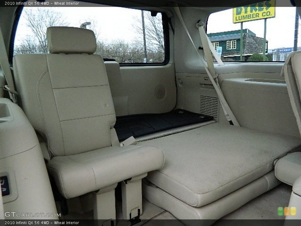 Wheat Interior Rear Seat for the 2010 Infiniti QX 56 4WD #73919222