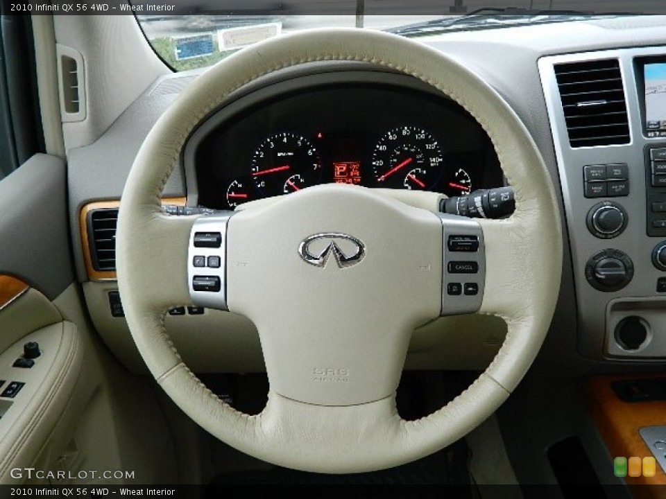 Wheat Interior Steering Wheel for the 2010 Infiniti QX 56 4WD #73919261