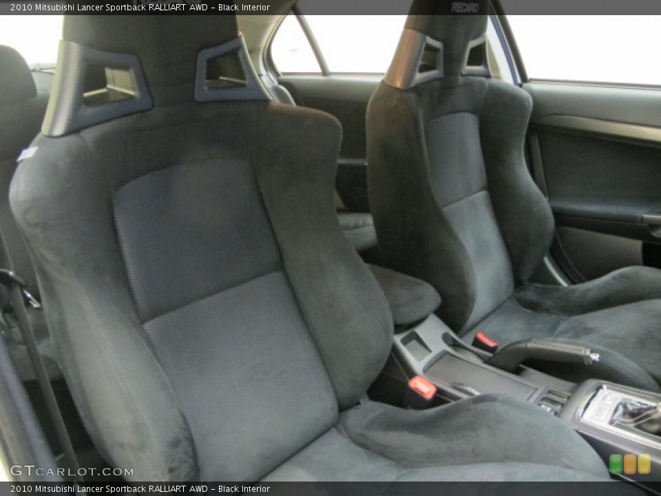 Black Interior Photo for the 2010 Mitsubishi Lancer Sportback RALLIART AWD #73920473