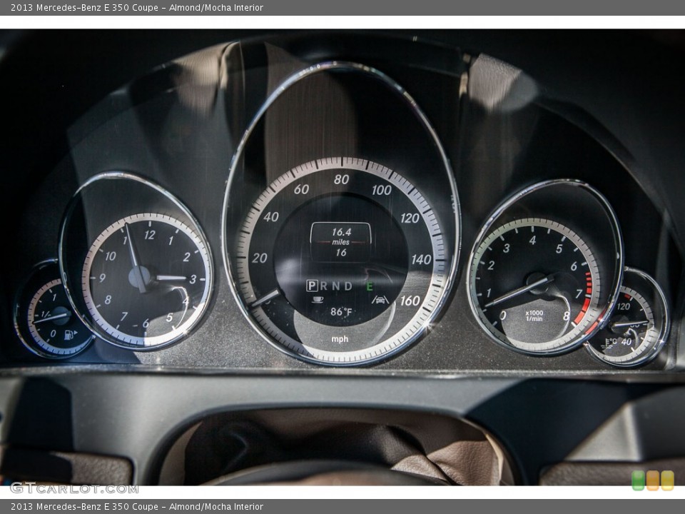 Almond/Mocha Interior Gauges for the 2013 Mercedes-Benz E 350 Coupe #73921750