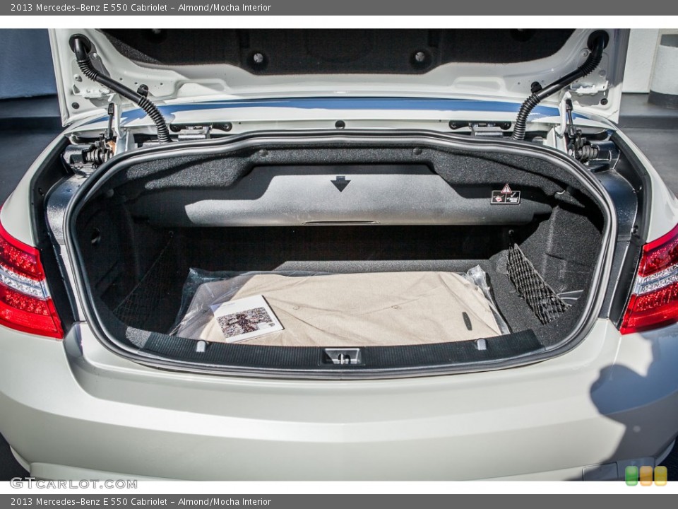Almond/Mocha Interior Trunk for the 2013 Mercedes-Benz E 550 Cabriolet #73922171