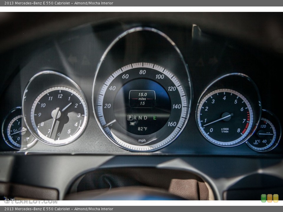 Almond/Mocha Interior Gauges for the 2013 Mercedes-Benz E 550 Cabriolet #73922210